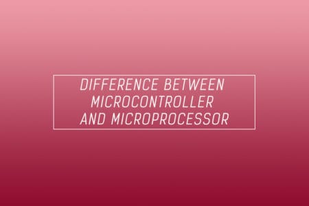 what is the difference between microcontroller and microprocessor