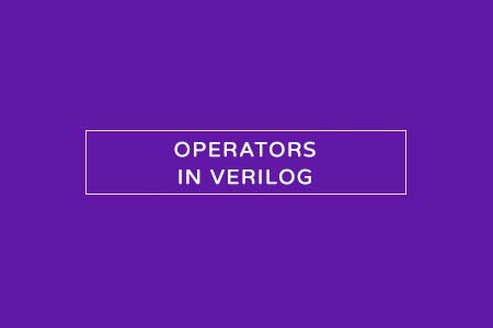 Operators in Verilog