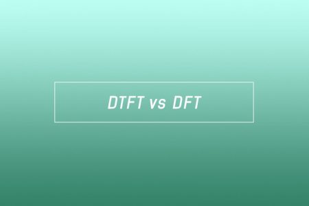Discrete Time Fourier Transform (DTFT) vs Discrete Fourier Transform (DFT)