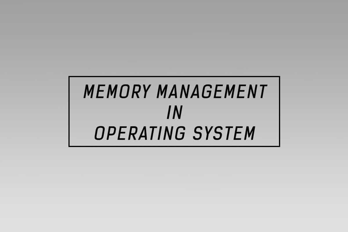 memory-management in OS