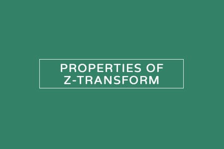 properties of z transform