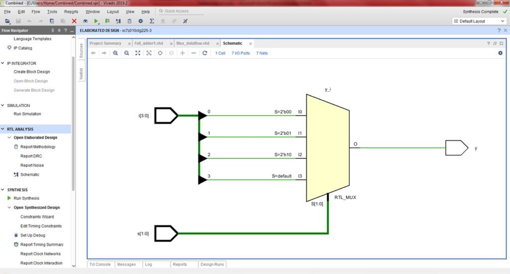 Rtl Code Example Multiplexers VHDL code for multiplexer using dataflow method - full code and explanation