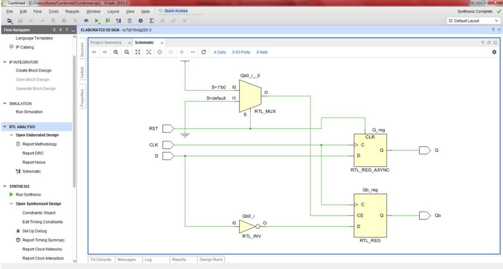 VHDL code for flip-flops using behavioral method - full code